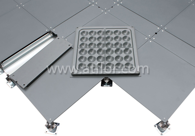 500mm Trunking Bare Steel Raised Access Floor System