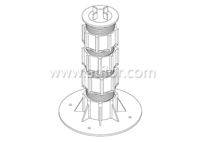 Outdoor Floor Pedestal