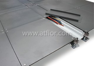 600mm Trunking Bare Steel Raised Access Floor System