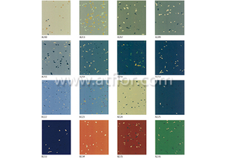 Compound-color Cloud Pattern Rubber Floor