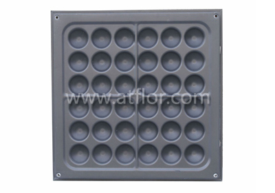 500mm Bare Finish Steel Raised Access Floor System
