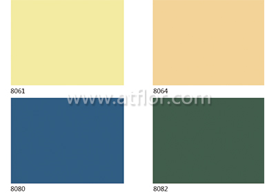 single color rubber floor