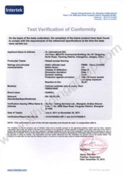 VOC-calcium sulphate raised flo